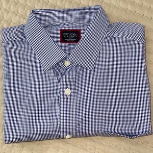 Untuckit Navy & White Button down Shirt